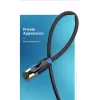 Vention Cat.8 SFTP Patch Cable 0.5M Black RJ-45 Gold Plating