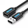 Vention USB 2.0 A Male to A Female Extension Cable 2M black PVC