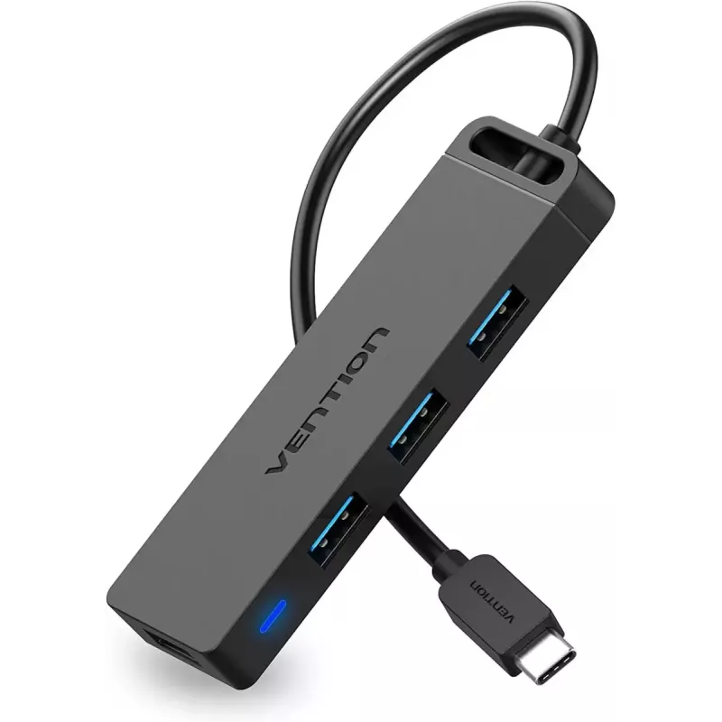 Vention TGKBB USB Hub 3.2 Gen 1 Type-C 5000 Mbit/s Black