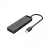 Vention TGKBB USB Hub 3.2 Gen 1 Type-C 5000 Mbit/s Black