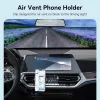 Vention KCTB0 auto-clamping car vent phone mount, black