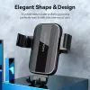 Vention KCTB0 auto-clamping car vent phone mount, black