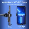 Vention KCTB0 auto-clamping car vent phone mount, black