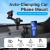 Car phone mount Vention KCOB0 — auto-clamping suction cup, clamp mount for smartphones, black, width 73 mm, height 117.6 mm