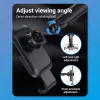 Car phone mount Vention KCOB0 — auto-clamping suction cup, clamp mount for smartphones, black, width 73 mm, height 117.6 mm