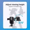 Car phone mount Vention KCOB0 — auto-clamping suction cup, clamp mount for smartphones, black, width 73 mm, height 117.6 mm