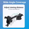 Car phone mount Vention KCOB0 — auto-clamping suction cup, clamp mount for smartphones, black, width 73 mm, height 117.6 mm