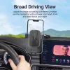 Car phone mount Vention KCOB0 — auto-clamping suction cup, clamp mount for smartphones, black, width 73 mm, height 117.6 mm