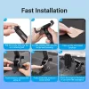 Car phone mount Vention KCOB0 — auto-clamping suction cup, clamp mount for smartphones, black, width 73 mm, height 117.6 mm