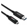 Lindy 25m USB 3.2 Gen 1 Type A to C Fibre Optic Hybrid Cable