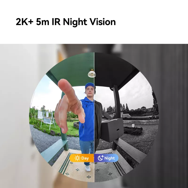 Doorbell Kit Imou DB-3EP-4M0W/DS3 Black 4MP HD Video