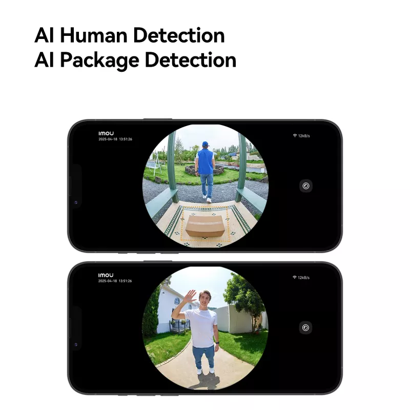Doorbell Kit Imou DB-3EP-4M0W/DS3 Black 4MP HD Video