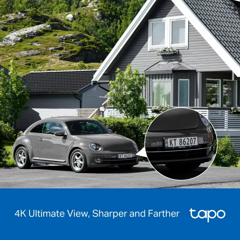 IP security camera TP‑Link Tapo C660 KIT — 8 MP 3840×2160, 4 mm lens, 20 fps, Wi‑Fi & Ethernet, outdoor IP65, IR night vision 12 m