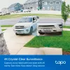 IP security camera TP-Link Tapo C460 KIT — outdoor bullet, 8 MP 3840×2160, 12× digital zoom, wall mount, two-way audio, Wi‑Fi, white
