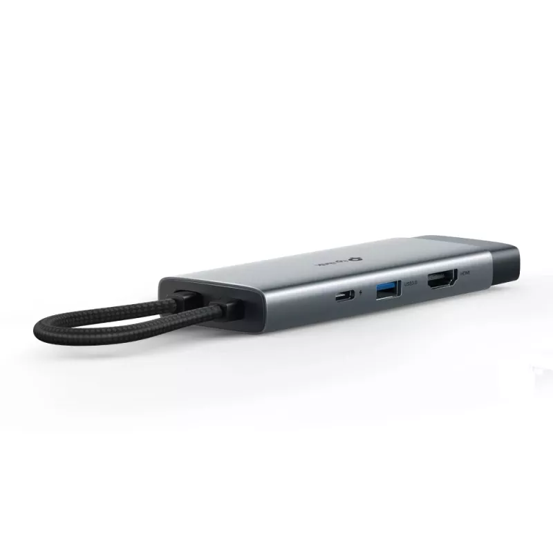 USB Type-C hub TP-Link UH7021C — HDMI, USB 3.2 Gen1, USB 2.0, SD/microSD, 5000 Mbit/s, Aluminium Black