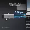 USB Type-C hub TP-Link UH7021C — HDMI, USB 3.2 Gen1, USB 2.0, SD/microSD, 5000 Mbit/s, Aluminium Black