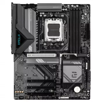 GIGABYTE B650E EAGLE WIFI6E Motherboard - AMD Ryzen 9000 Series CPUs, 8+2+2 Phases VRM, up to 8200MHz DDR5 (OC), 1xPCIe 5.0 + 2xPCIe 4.0 M.2, 2.5GbE LAN, WIFI 6E, USB 3.2 Gen 2