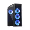 PC case CHIEFTEC Scorpion 3 GL-03B-OP — Tower ATX/Micro-ATX/Mini-ITX, tempered glass, 3×120 mm front fans
