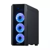 PC case CHIEFTEC Scorpion 3 GL-03B-OP — Tower ATX/Micro-ATX/Mini-ITX, tempered glass, 3×120 mm front fans
