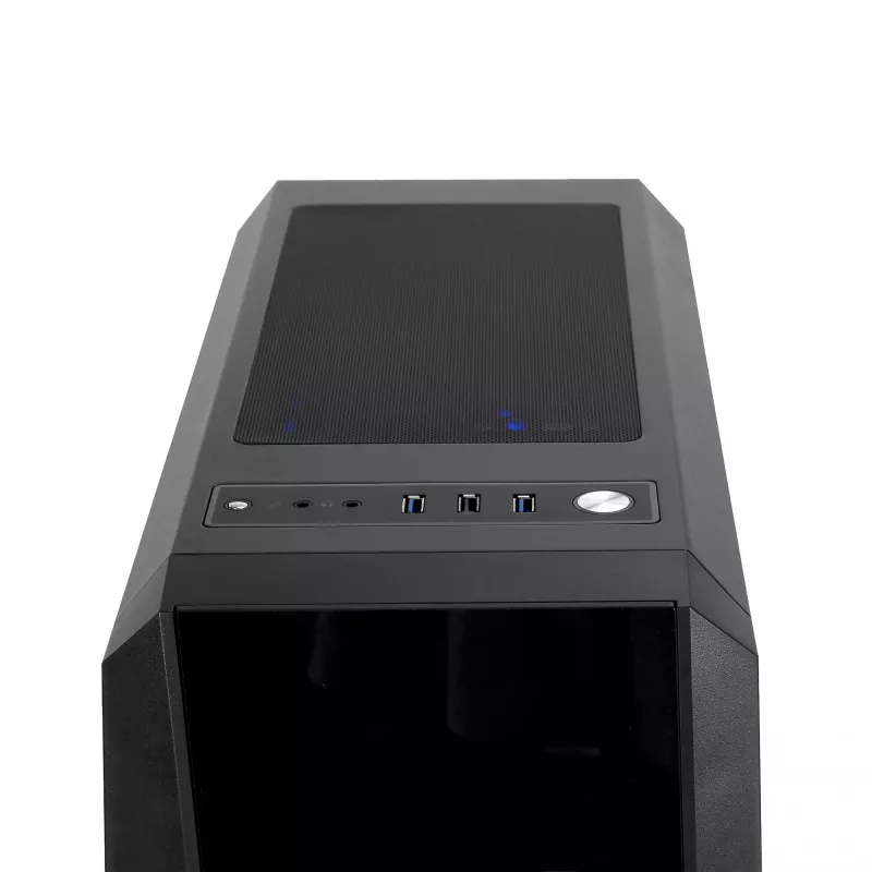 PC case CHIEFTEC Scorpion 3 GL-03B-OP — Tower ATX/Micro-ATX/Mini-ITX, tempered glass, 3×120 mm front fans