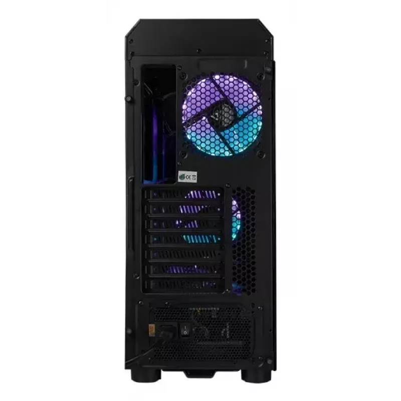 PC Midi Tower case CHIEFTEC SCORPION 3 GL-03B-UC-OP — black, tempered glass, ATX/Micro-ATX, 3x120mm front + 1x120mm rear fans