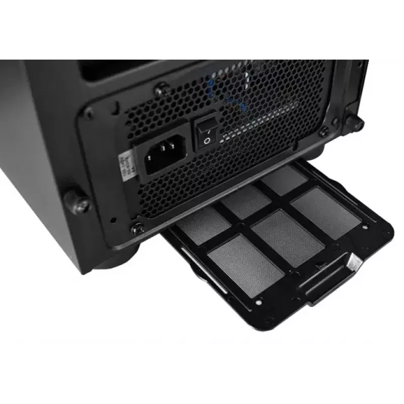 PC Midi Tower case CHIEFTEC SCORPION 3 GL-03B-UC-OP — black, tempered glass, ATX/Micro-ATX, 3x120mm front + 1x120mm rear fans