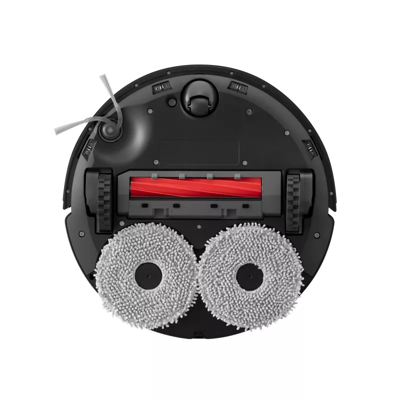 Roborock vacuum cleaner Q Revo L — round robot with dust bag, 0.33 L dust capacity, 2.7 L base, 180 min runtime, 5200 mAh, black