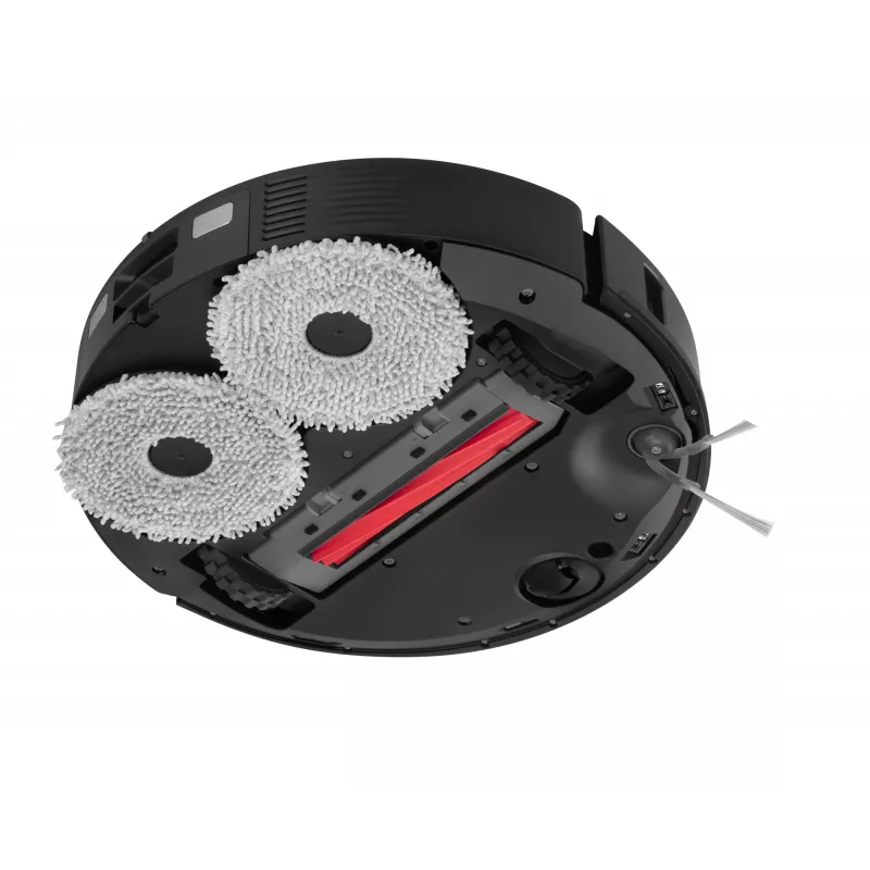Roborock vacuum cleaner Q Revo L — round robot with dust bag, 0.33 L dust capacity, 2.7 L base, 180 min runtime, 5200 mAh, black