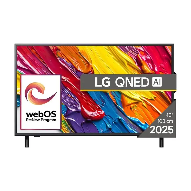 LG QNED 43QNED82A3B TV 109.2 cm (43 inch) 4K Ultra HD Smart TV Wi-Fi Black