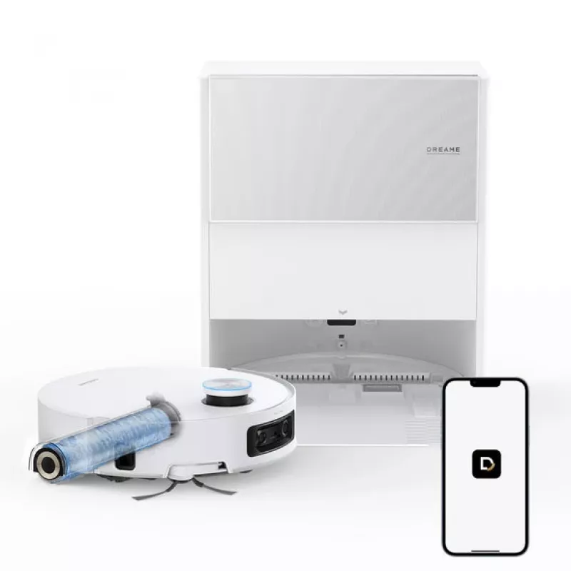 Robot vacuum cleaner Dreame Aqua10 Ultra Roller Complete white