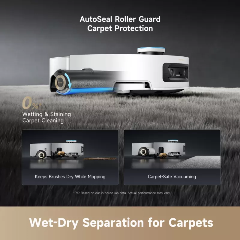 Robot vacuum cleaner Dreame Aqua10 Ultra Roller Complete white
