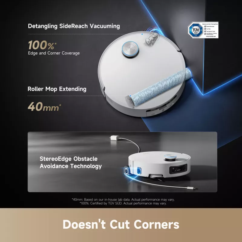Robot vacuum cleaner Dreame Aqua10 Ultra Roller Complete white