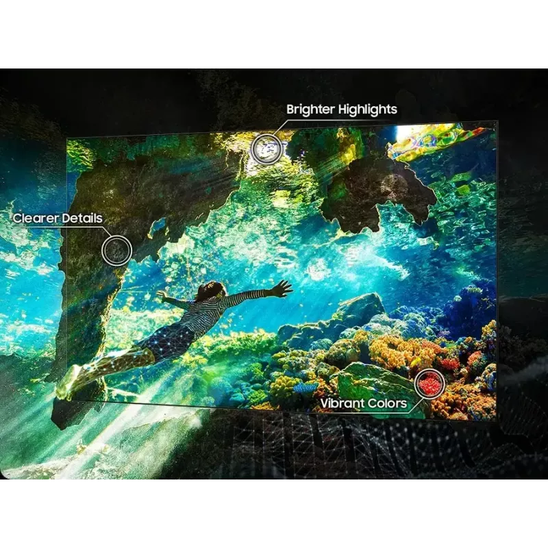 Television Samsung 65 inch Neo QLED QN85F 4K UHD — 65 inch (163 cm), Neo QLED, 3840×2160, Tizen, Silver