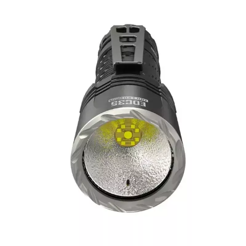 Hand flashlight Nitecore EDC35, 40 LEDs, 6000 mAh, IP68, aluminium/stainless steel, 171 g, black
