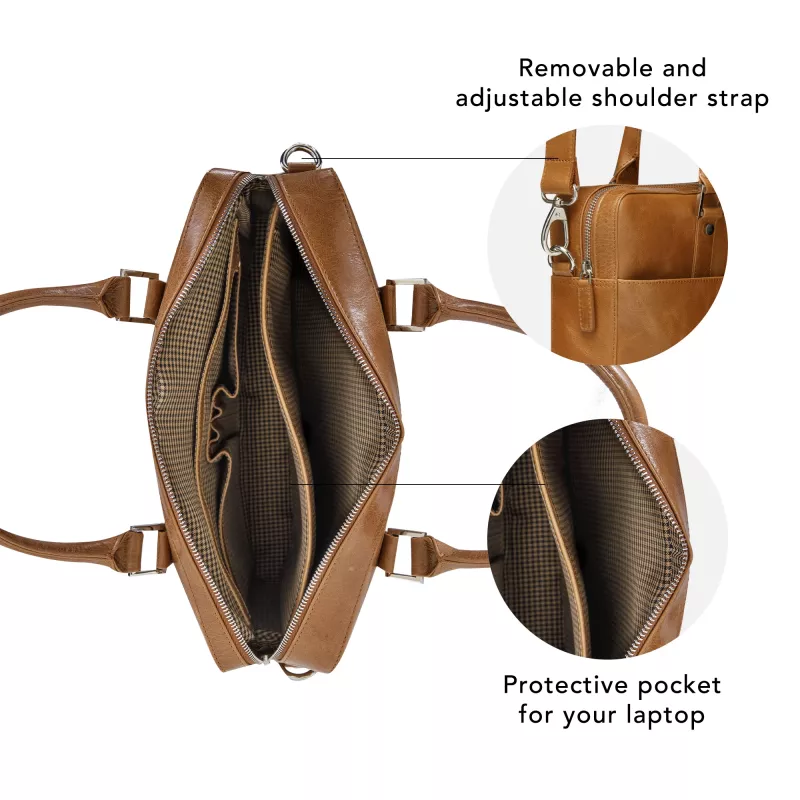 dbramante1928 Rosenborg - 16 inch - Tan N.E., Briefcase, 40.6 cm (16 inch), Shoulder strap, 1.17 kg