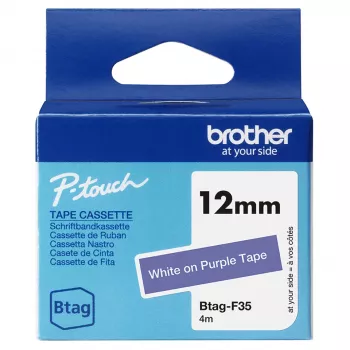 Label-making tape Brother BTAG-F31 Black on purple 1.2 cm 4 m