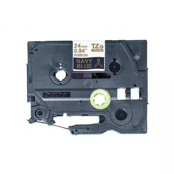 Brother TZE-RN54 label-making tape Gold on navy
