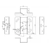 Ceiling mount Multibrackets M Universal Projector 200 with Fine tune