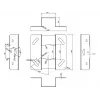 Multibrackets M Universal Projector Ceiling Mount 1600-3000 with Fine tune