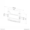 Neomounts ADS20-425BL1 Laptop holder 11.6-17.3 inch - VESA - universal