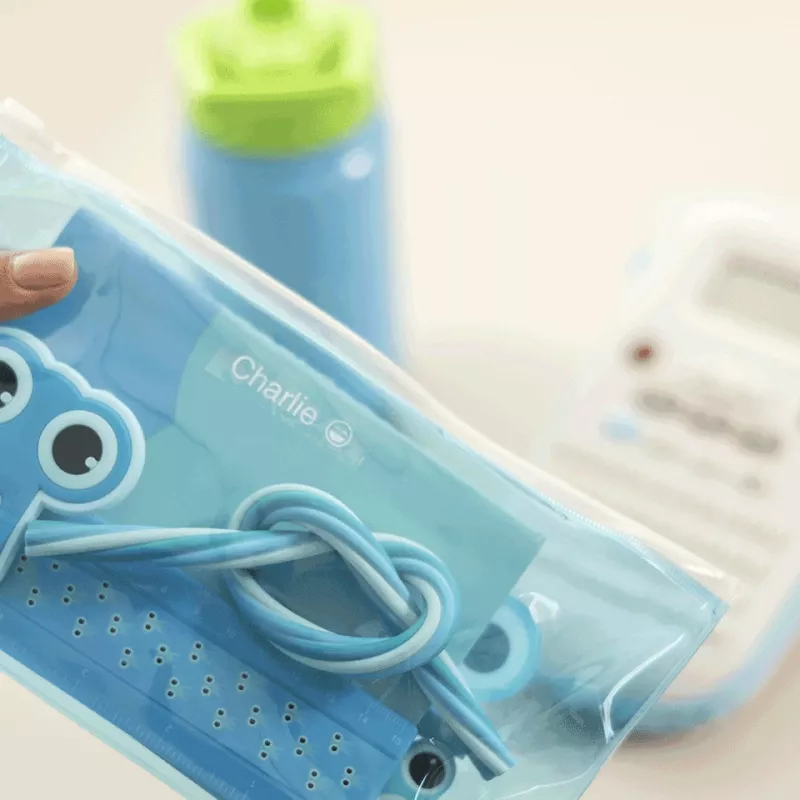 Label-making tape Brother BTAG-135 White on transparent 1.2 cm 4 m