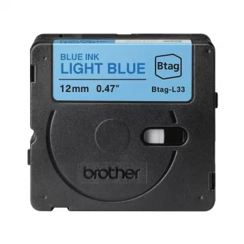 Label-making tape Brother BTAG-L33 Blue on light blue 1.2 cm 4 m