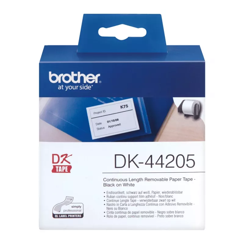 Removable Paper Tape Brother DK44205
