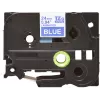 Laminated tape Brother TZe555 24mm White on Blue