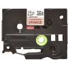 Label tape Brother TZe TZEB31 12mm Black on fluorescent orange