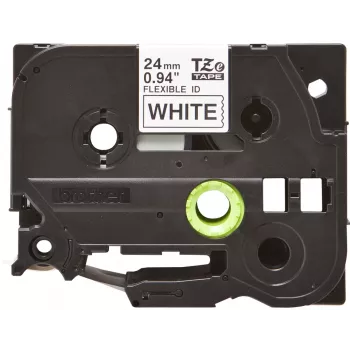 Laminated tape Brother TZEFX251 Black on White 2.4 cm