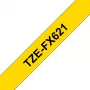 Brother TZE-FX621 label-making tape Black on yellow