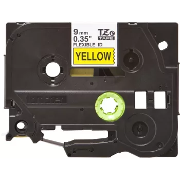 Brother TZE-FX621 label-making tape Black on yellow