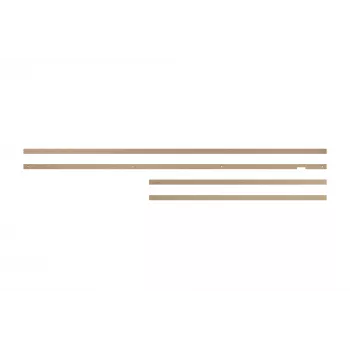 TV frame Samsung VG-SCFA55TKBXC — plastic with wood finish, pieces 35.6×1241.1×17.7 mm and 24.6×714.2×17.7 mm, weight 430 g
