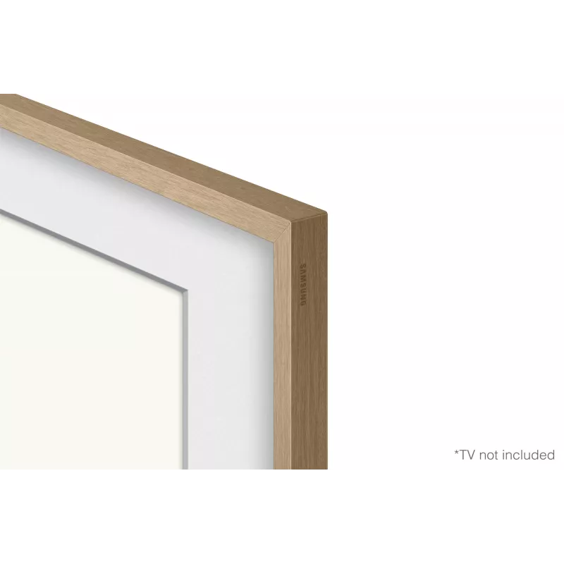 TV frame Samsung VG-SCFA55TKBXC — plastic with wood finish, pieces 35.6×1241.1×17.7 mm and 24.6×714.2×17.7 mm, weight 430 g